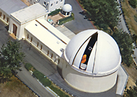 Aerial view of Lick Observatory Great Refractor Dome