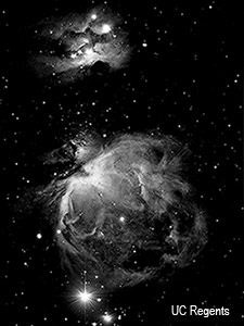Orion Nebula imaged with Crossley