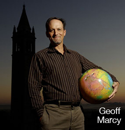 Geoff Marcy Holding Extrasolar Planet Model