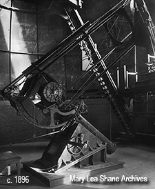 Crossley telescope in late 1800s