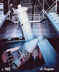 Crossley telescope in 1960s