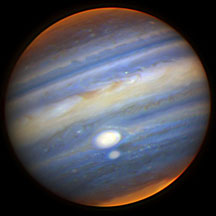 Jupiter in infrared light