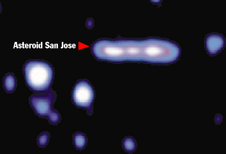 Asteroid San Jose imaged