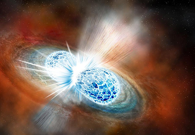 Neutron stars collide