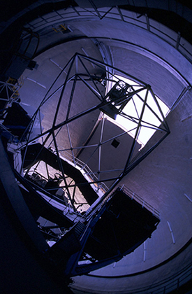 Inside the Keck I Dome by Laurie Hatch