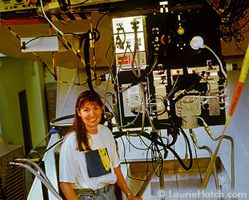 Support Scientist Ellie Gates with Gemini Camera