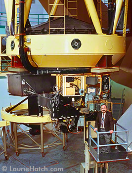 Former UCO Director Joe Miller and KAST Spectrograph