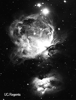 Orion Nebula imaged with Crossley