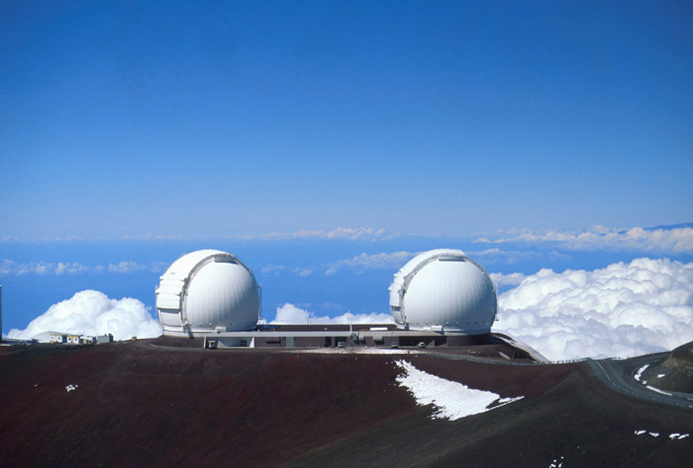 The Keck 10-meter Telescopes