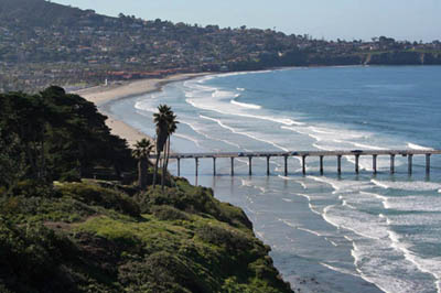 La Jolla Shores from the Martin Johnson House