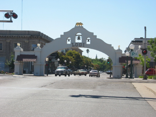 Famous Lodi Arch, Lodi, CA
