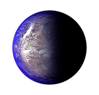artist's rendering of habitable planet